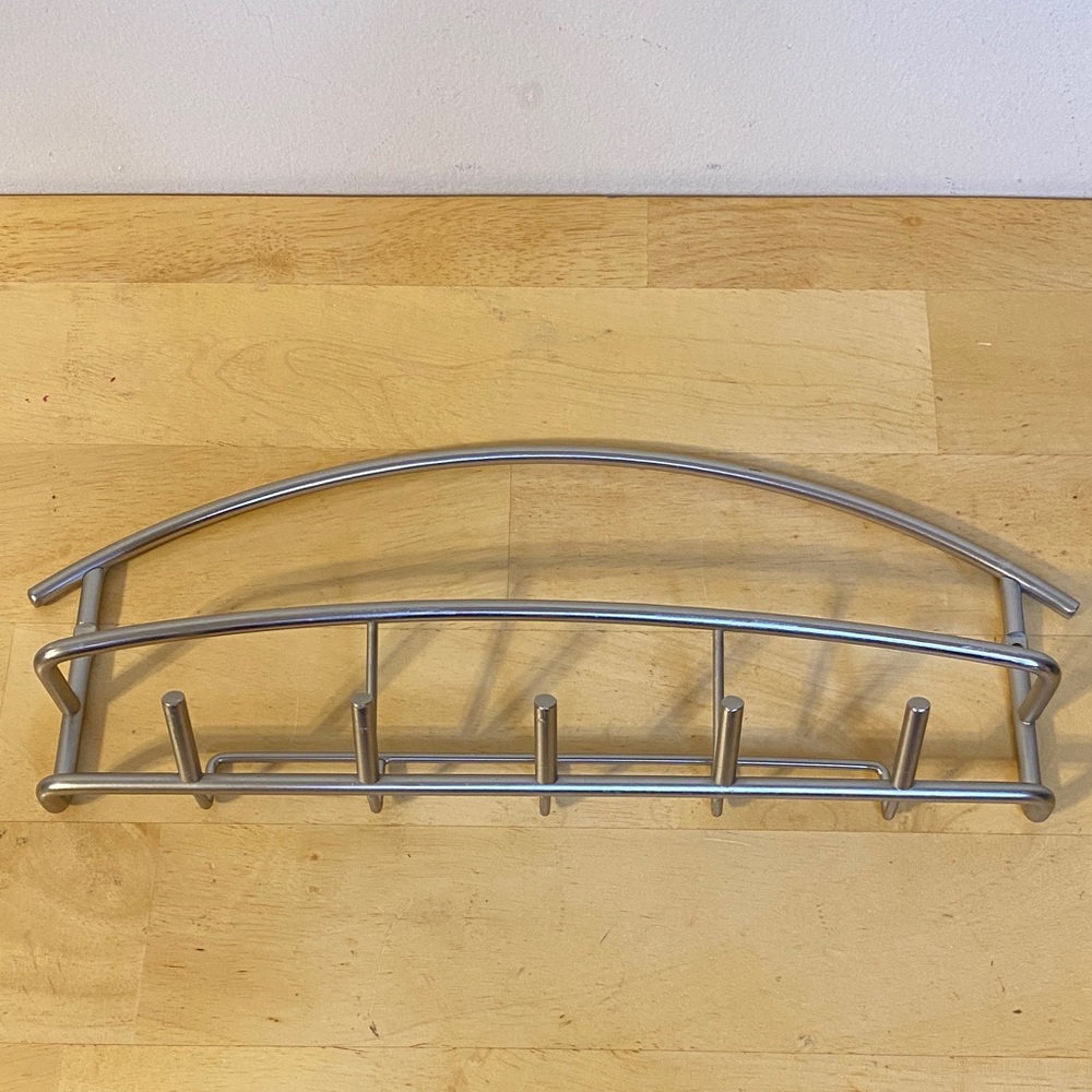 Modern Silver Wall Rack - Picture 3 of 10